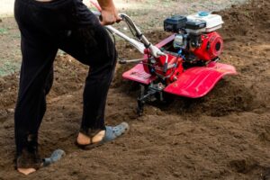 roto-till soil